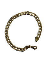 Load image into Gallery viewer, Gold-Layered Diamond-Cut Cuban Link Bracelet
