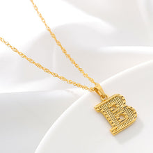 Load image into Gallery viewer, Peaceful Initial Necklaces
