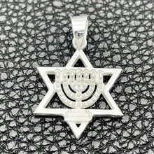 Load image into Gallery viewer, Silver Star of David Pendants
