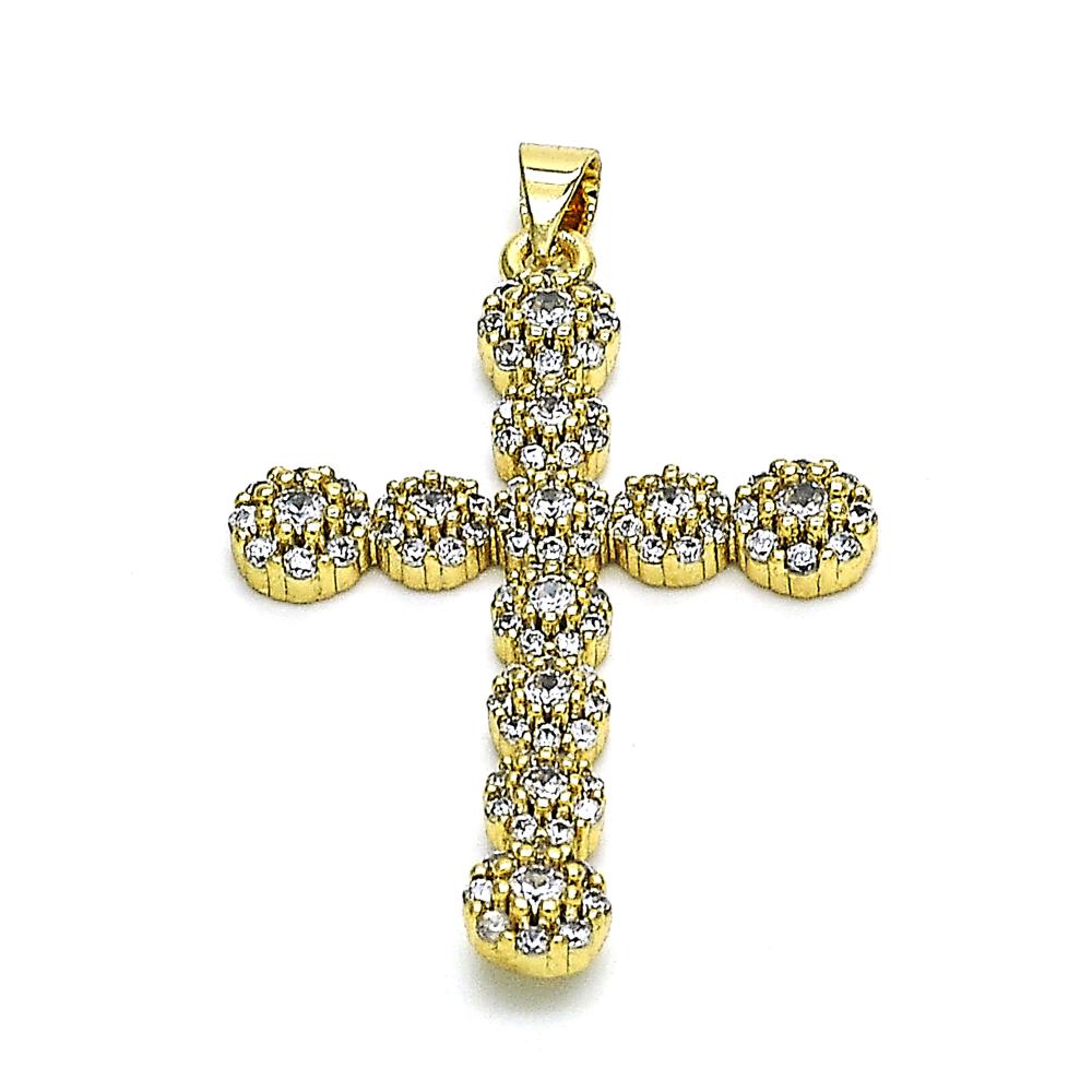 Paved Cross Pendant