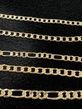 Load image into Gallery viewer, 22&quot; Figaro and Curb Chains Necklaces
