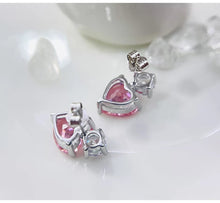 Load image into Gallery viewer, Rose Heart Studs
